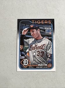 2024 Topps Update Series Baseball Base Card #192 Colt Keith MLB Debut RC Rookie