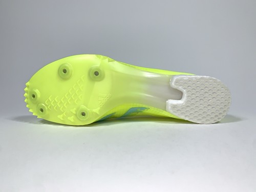 adidas adizero MD Distance Track Spikes Solar Yellow FW2240 Men's 10.5 - Picture 9 of 11