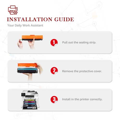 Cartuchos de tóner compatibles con Xerox Phaser 6510 WorkCentre 6515dn 6515N - Imagen 6 de 14