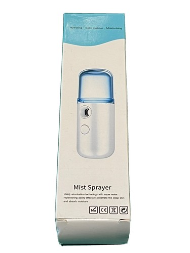 1oz Facial Portable Nano Mist Sprayer for Disinfecting & Face Hydration - WHITE - Picture 4 of 7