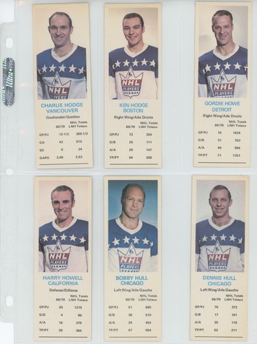 1970-71 Dad's Cookies 70-71 NHL NHLPA Hockey Cards "You Choose" - Picture 57 of 146