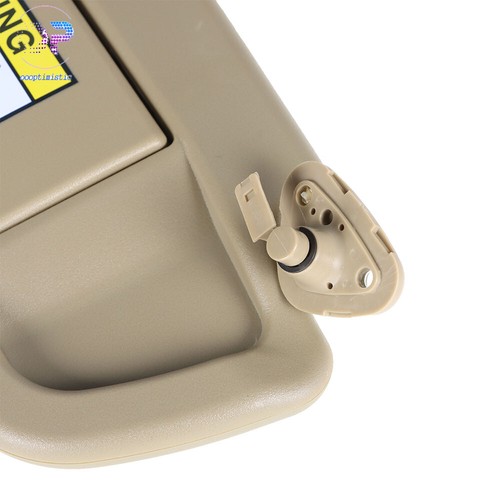 Passenger Right Side Plastic Beige Sun Visor For Honda Civic 2006 2007 - 2011 - Foto 8 di 10