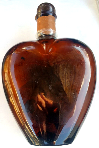 Botella Paul Masson California rara Souzao Port ámbar en forma de corazón en muy buena condición más - Imagen 7 de 7