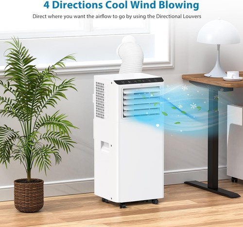 8000BTU Portable Air Conditioner Floor AC Unit for Rooms up to 350 Sq.Ft - Picture 5 of 9