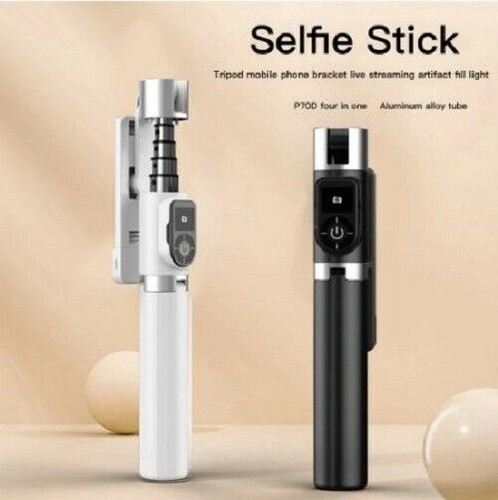 Tripod Selfie Stick 2 in 1 Flash Bluetooth Wireless Remote For Selfies & TikTok - Picture 3 of 8