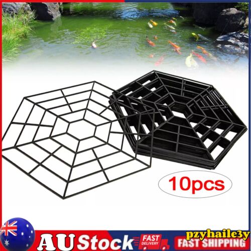 10xPond Fish Guard Protector Plastic Floating Net Rings Protective Cover Tool