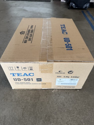 TEAC UD-501 Silver Dual-Monaural D/A Converter W/ USB Streaming (BRAND NEW)