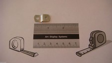 100 Pieces 3/8" Offset Clips Canvas Picture Frame Hanging 6 3/8" Screw Included