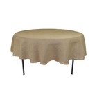 90 inch Round Burlap Tablecloth 