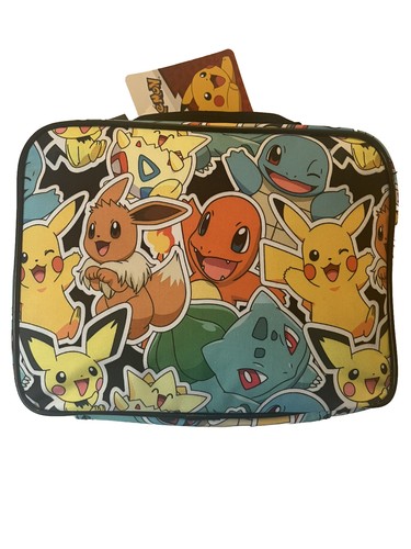 BioWorld Pokemon Colorful Multi-Character Insulated Lunch Box NWT - Picture 2 of 7
