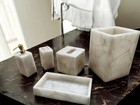 White Quartz Bathroom Sets Of 5 pcs, Bathroom Accessories Set, Gifts Decor