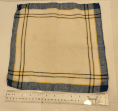 Vintage blau weiß Serviette Einstecktuch Landhaus 8 Zoll - Bild 3 von 3