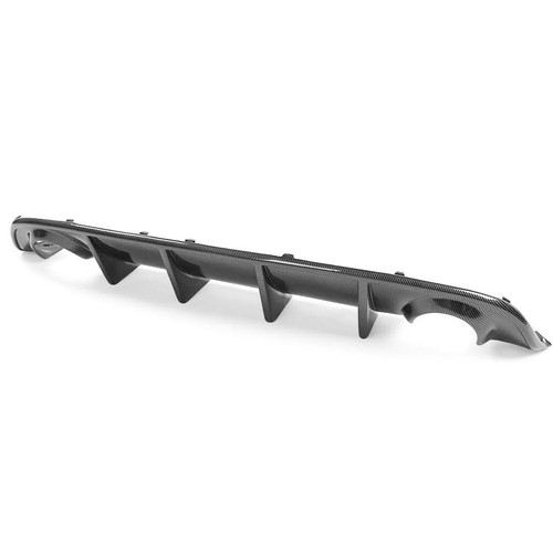 For 2015-2023 Dodge Charger SRT Rear Diffuser Bumper Lip Gloss Carbon Fiber Look - Picture 7 of 13