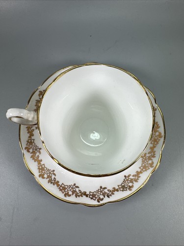 Grosvenor Bone China Tasse & Untertasse Floral Goldrand England Vintage - Bild 10 von 10