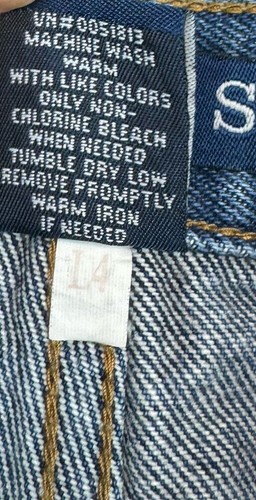 Vintage High Sierra Classic Boys Denim Blue Jeans Size 8R - Picture 12 of 13