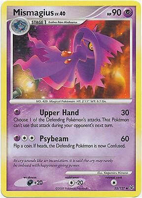 Pokemon Platinum Edition Uncommon Card - Mismagius 55/127 - Picture 1 of 1