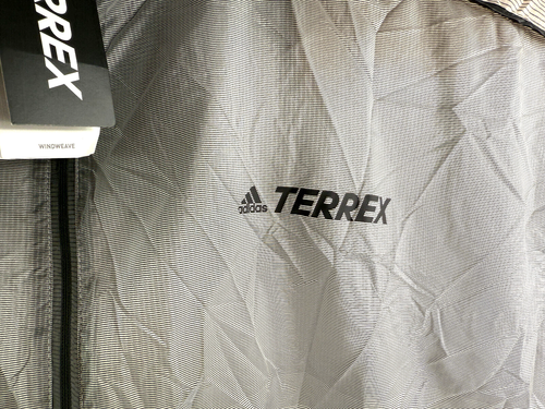 Adidas Terrex Agravic Windweave Pro giacca leggera a vento grigia taglia 2XL H11748 - Foto 2 di 12