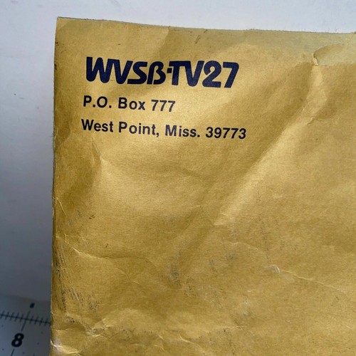 WVSB TV 27 Super Bowl abc antenna 1985 Star Trek wrath of khan TV antenna Papers - Picture 8 of 9