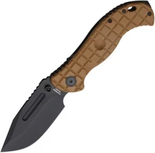 Halfbreed Blades Large Bush Folding Knife 4.13" CPM-3V Steel Blade G10 Handle