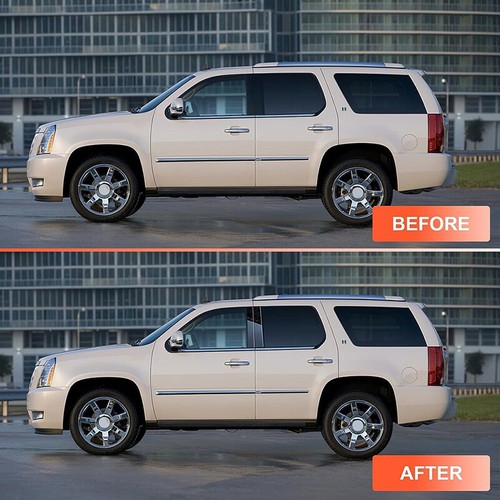 Window B Pillar Post Door Molding Trim Black Fits For Cadillac Escalade 2007-14 - Picture 4 of 12