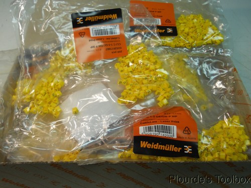 Lot of (3000) New Weidmuller 3-5mm Letter "P" Conductor Markers, 0252611667 - Picture 2 of 5