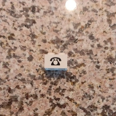LEGO 1x2 Brick w/ Phone Telephone Pattern Sets 381 588 370 585