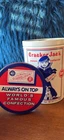 Vintage 1990 Collectible Empty Cracker Jack Tin Can Baseball Limited Edition 8"