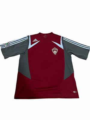 adidas Climacool Colorado Rapids Soccer Jersey T-Shirt Men's M Burgundy Gray