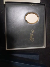 ART LEATHER WEDDING ALBUM  WITH 12 PAGES TO HOLD 24~ 5” X 5” Photos