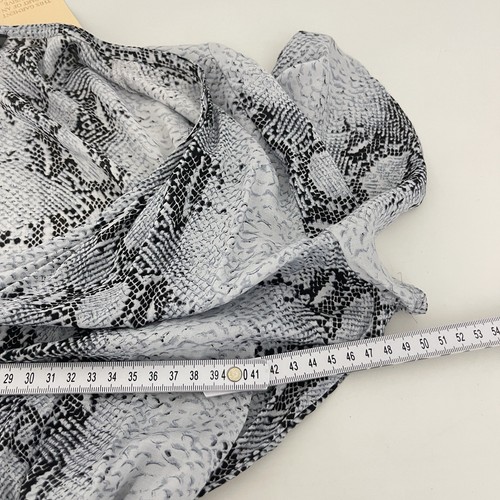 Liz Jordan Snake Print Wrap Dress Size 10 BNWT RRP $150 Short Sleeve Viscose - Foto 11 di 12