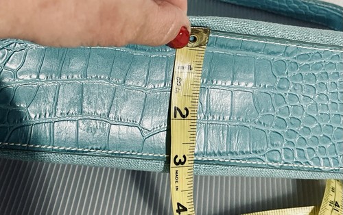 Tommy Hilfiger pochette borsetta borsetta tascabile blu acqua - Foto 13 di 14