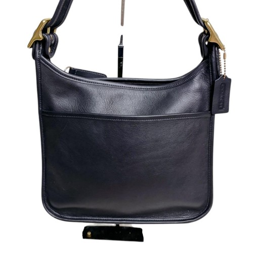 Vintage Coach 9966 Legacy Schultertasche Schwarz Leder Nickel Hardware USA - Bild 3 von 9