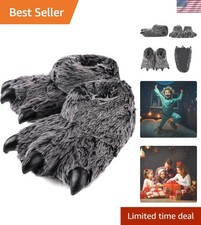 Funny Animal Paw Slippers for Adults and Kids - Unisex Costume House Shoes