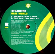 4 Toasters - Real World - USA 12" Vinyl - 2002 - Twisted