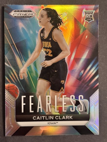 2024 Panini Prizm Draft Picks - Fearless Caitlin Clark #24 Silver Prizm (RC)