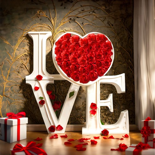 50 Pack Red Roses Artificial Flowers Bulk, 3 Inch Silk Fake Roses Without Stem - Picture 2 of 10