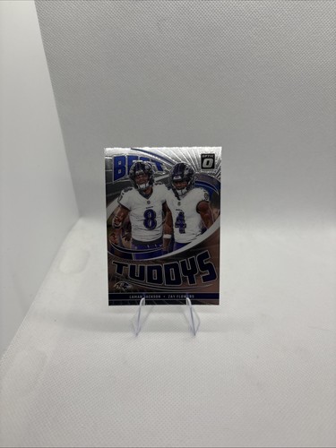 2024 PANINI DONRUSS OPTIC BEST TUDDYS LAMAR JACKSON ZAY FLOWERS #20 RAVENS - Picture 1 of 2