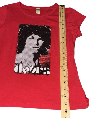 rare Kavio The Doors Shirt Kavio! Vtg Stoned Immaculate Top Band Tee Red Sz S - Picture 3 of 9