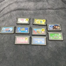 Nintendo Game Boy Advance Video Games Lot Of 9 Mostly Children's Games