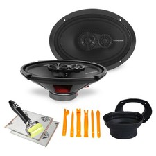 Rockford Fosgate R169X3 6x9" Coaxial Car Speakers + Install Kit
