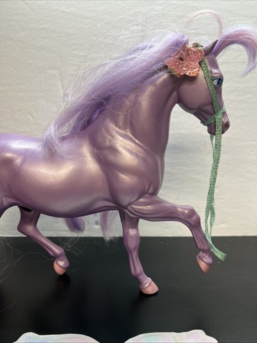 1982 Lady Lovely Locks SILKY MANE HORSE w Saddle, Reins, Comb, 5 Pixietails R4 - Picture 6 of 12