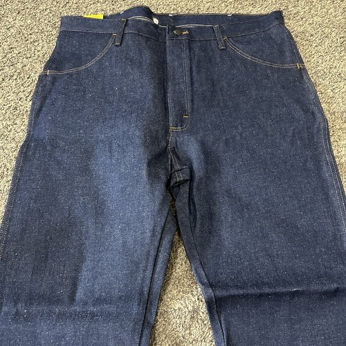 Vintage Wrangler Rustler Men's Boot Jean Heavyweight Denim Pre-shrunk 40x30 NWT - Picture 6 of 7