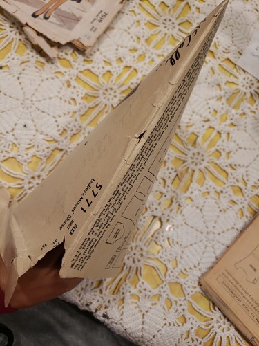 1940er Vintage 32" Büste McCall's 5771 Bluse Hemd Krawatte Top Schnittmuster - Bild 7 von 8