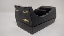 Scotch 3M C-39 Twin Roll Desk Tape Dispenser Black