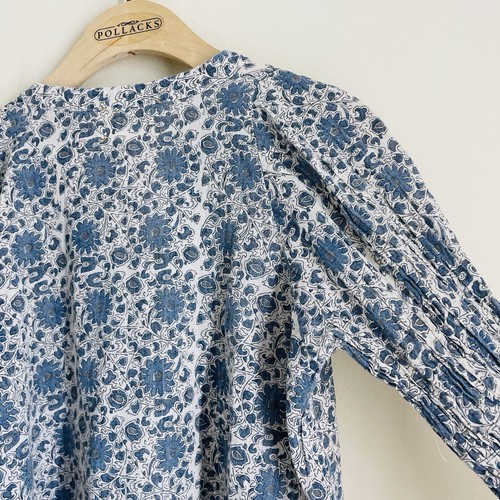 Top Pietsie Atlin floreale blu taglia XS - Foto 6 di 12