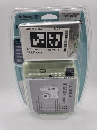 New Fujifilm Instax Mini SE Green Instant Camera + Instant Film Pack (10 Sheets) - Picture 4 of 10