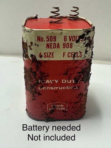 Vintage Railroad Lantern Spotlight Red Globe Flashlight Lamp 1950’s Hong Kong - Picture 12 of 14