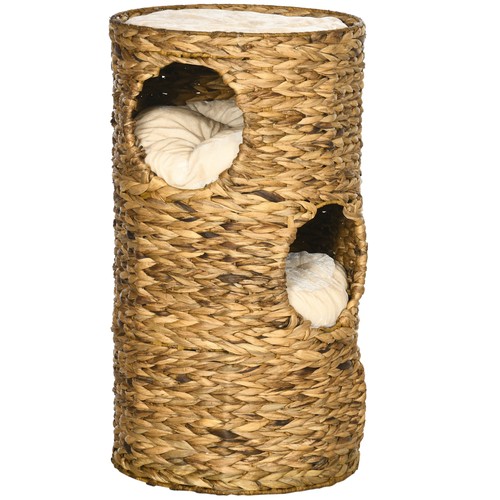 Cat Condo with Cushions, 3 Story Kitty Tower for Indoor Cats, Φ16" x 29"H - Picture 4 of 11