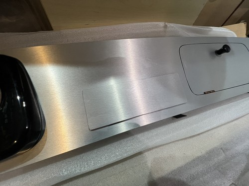 Classic Mini Brushed Alloy 2 +0 Nc clock Dashboard And radio -LHD Ex Display - Picture 4 of 10