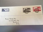 GB STAMPS RARE FIRST DAY COVER 1955 HIGH VALUE CASTLES READING